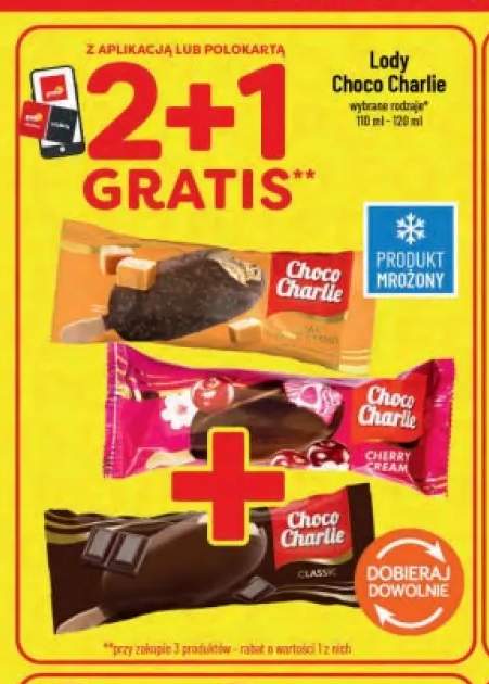 Lody Choco Charlie smak słony karmel +2 warianty