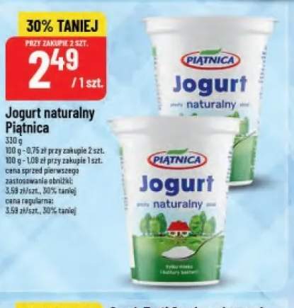 Jogurt naturalny Piątnica