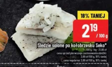 Śledzie solone po kołobrzesku Seko