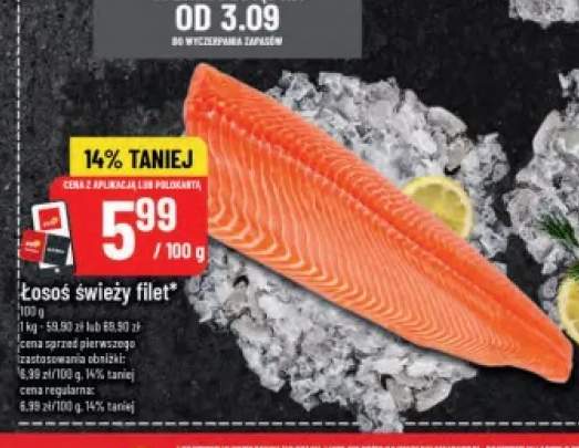 Łosoś świeży filet