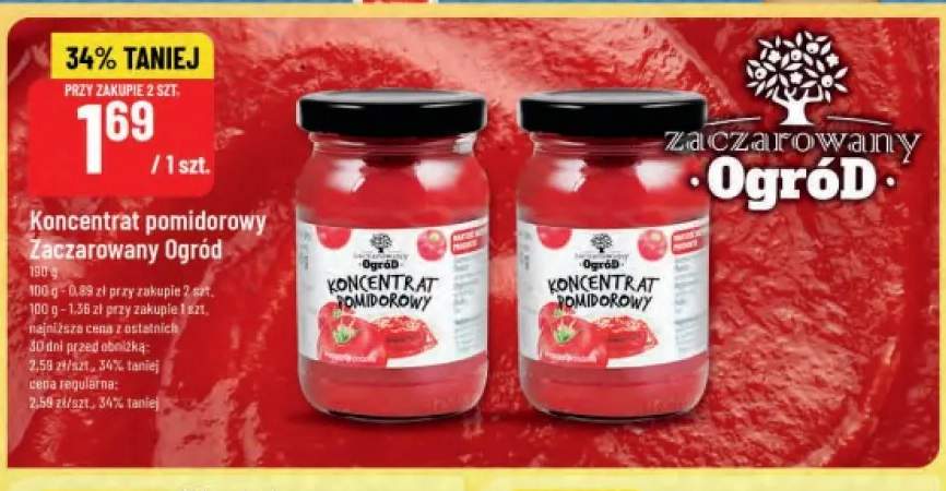 Koncentrat pomidorowy Zaczarowany Ogród
