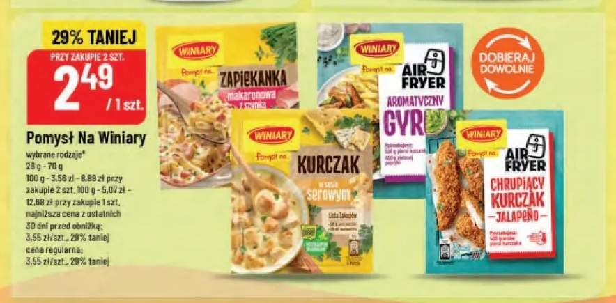 Pomysł na... Zapiekanka makaronowa z szynką Winiary +3 warianty