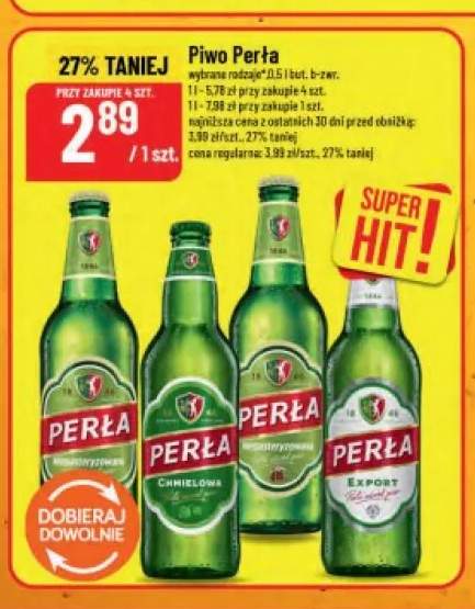 Piwo Perła Chmielowa +2 warianty