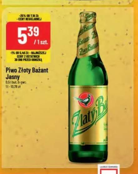 Piwo Złoty Bażant