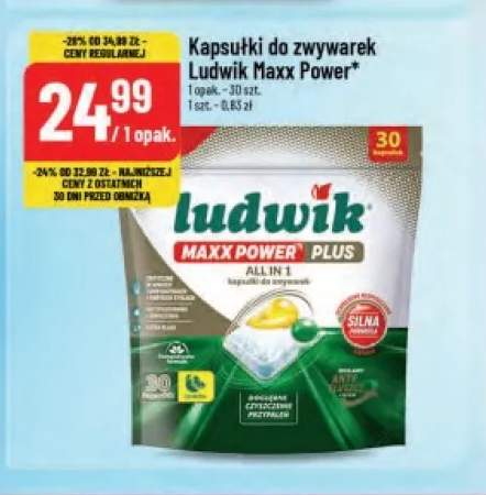 Kapsułki do zmywarek Ludwik Maxx Power
