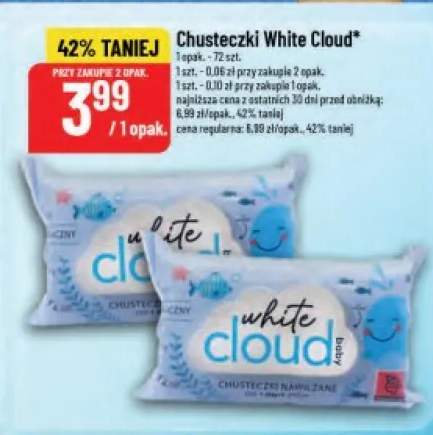 Chusteczki nawilżane White Cloud