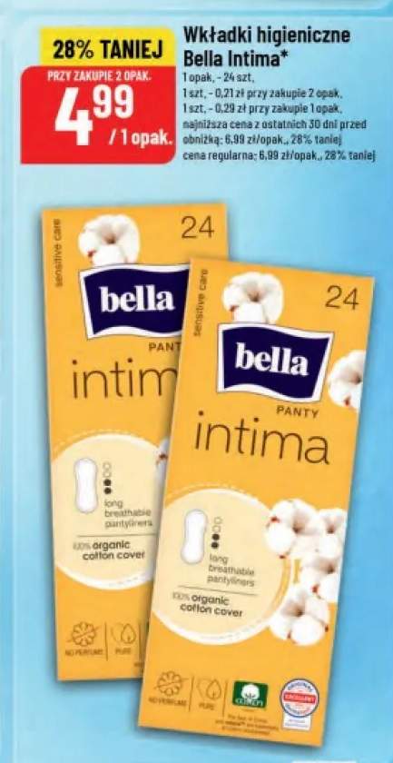 Wkładki higieniczne Bella Intima