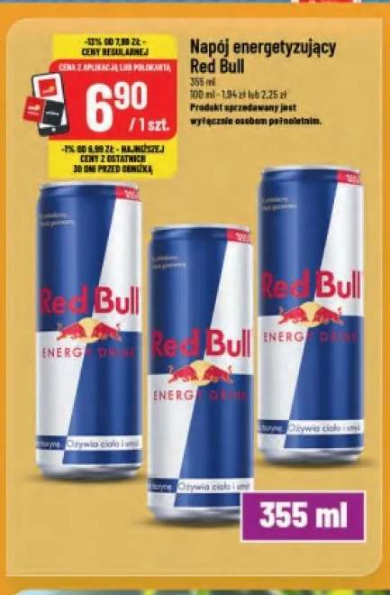 Napój energetyzujący Red Bull
