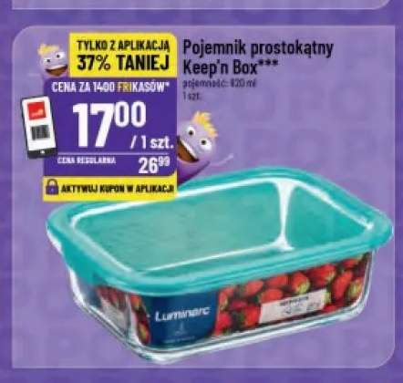 Pojemnik prostokątny Luminarc Keep'n Box 820 ml