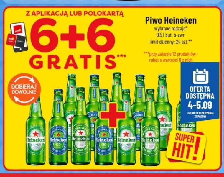 Piwo Heineken Silver +3 warianty