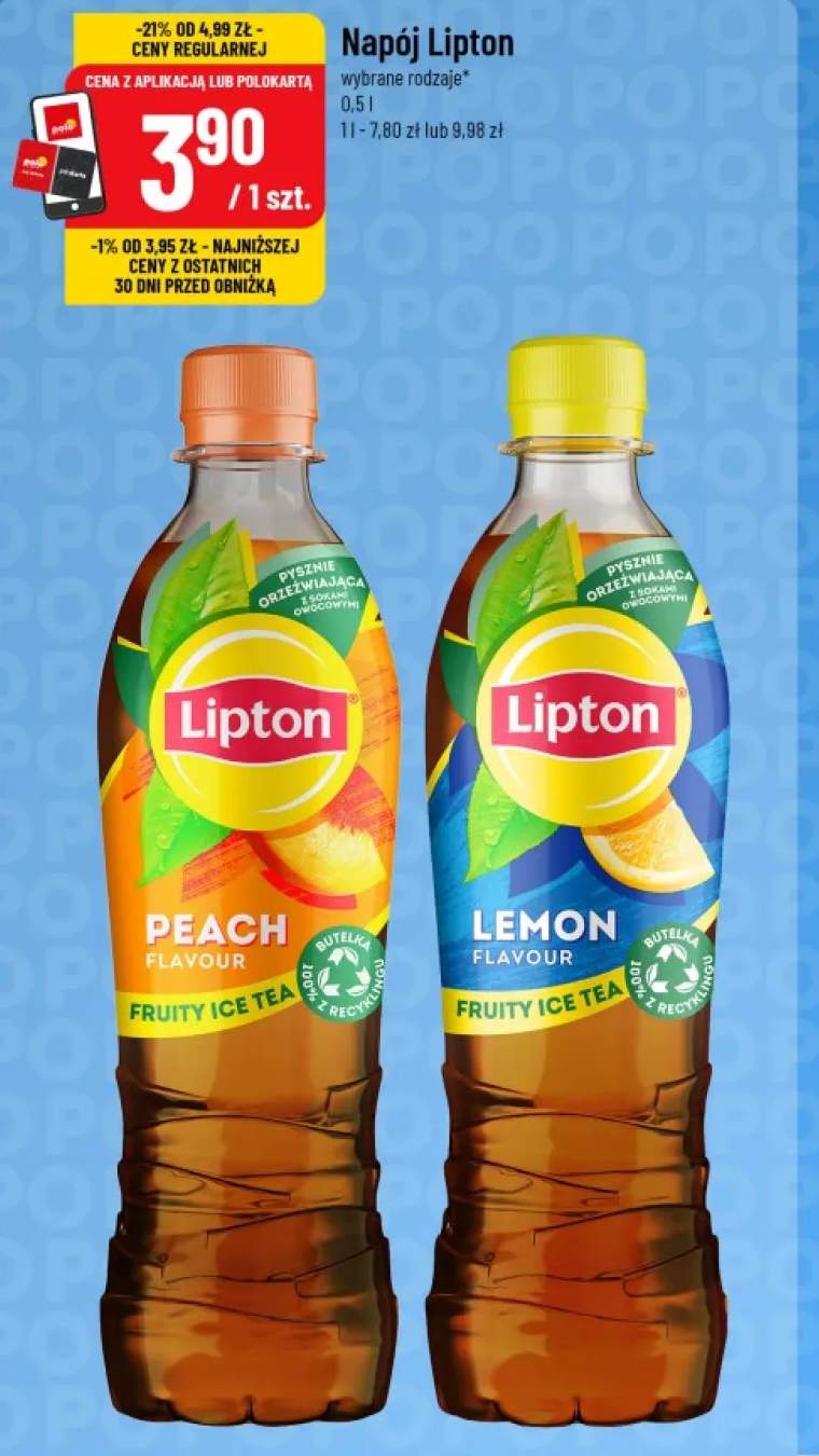 Napój Lipton Ice Tea Lemon +1 wariant
