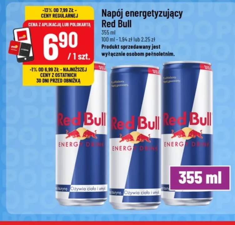 Napój energetyzujący Red Bull