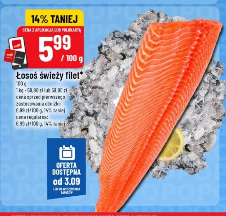 Łosoś świeży filet
