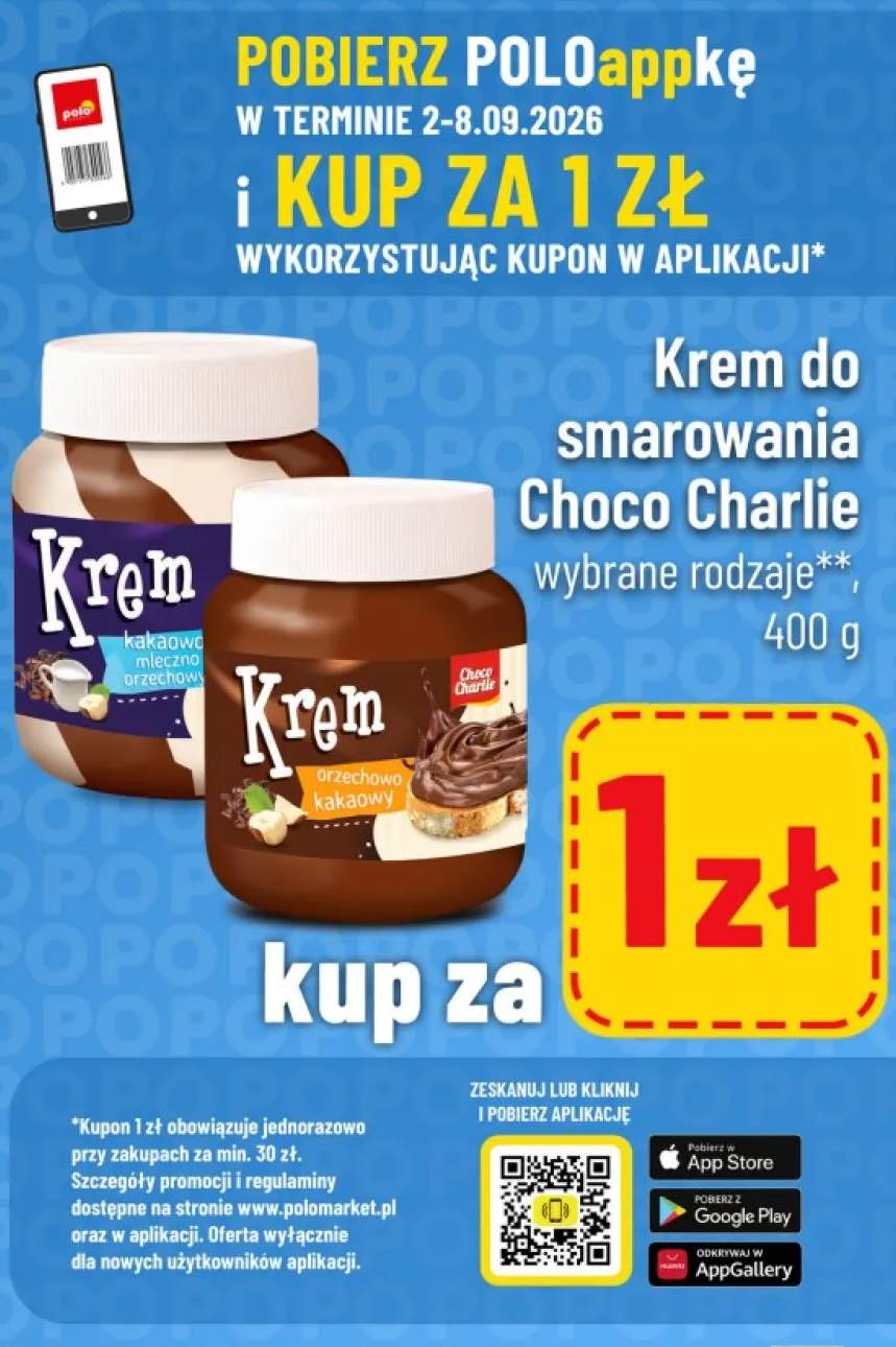 Krem do smarowania orzechowo-kakaowy Choco Charlie +2 warianty
