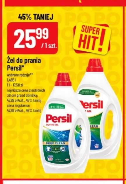Żel do prania Persil Deep Clean +1 wariant