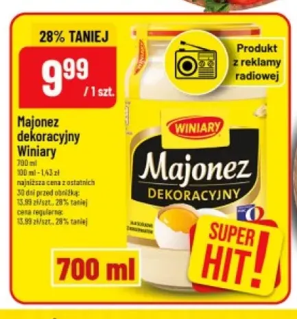 Majonez dekoracyjny Winiary