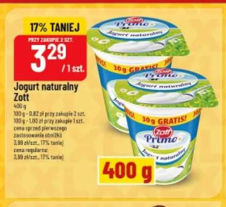 Jogurt naturalny Zott
