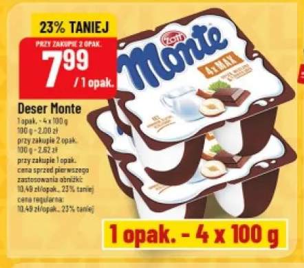 Deser Monte 4-pak Zott