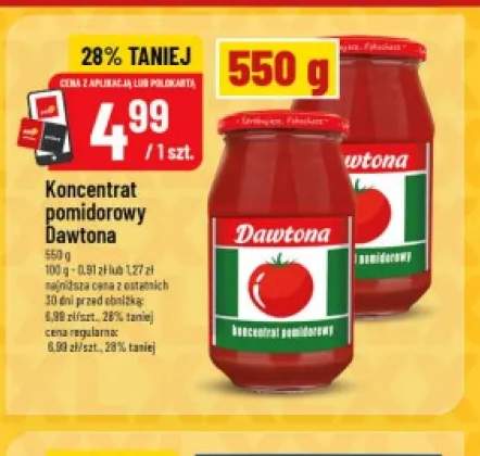 Koncentrat pomidorowy Dawtona