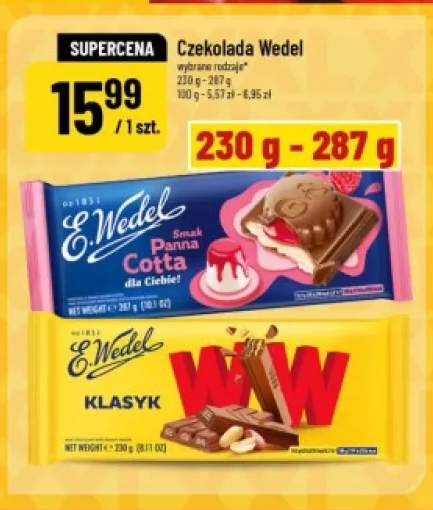 Czekolada E.Wedel Panna Cotta +1 wariant