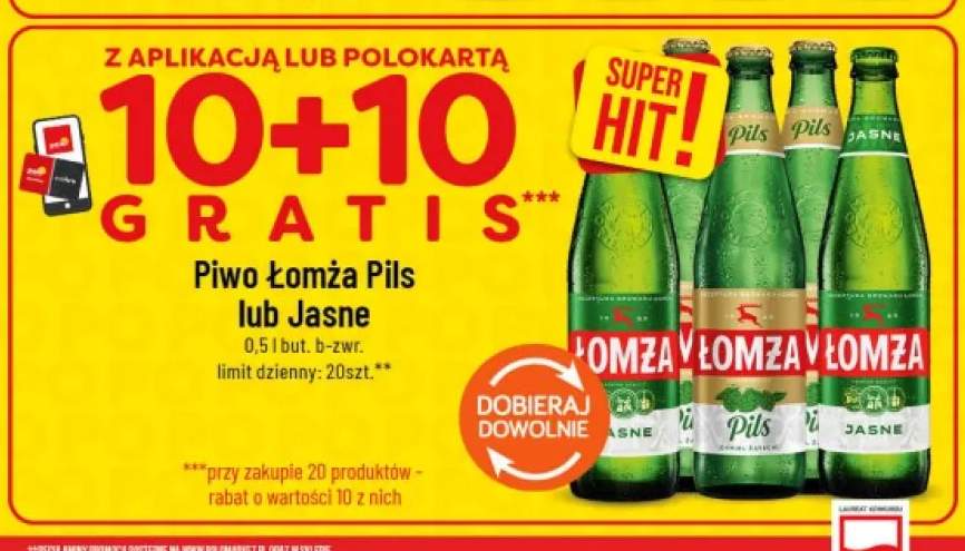Piwo Łomża Pils +1 wariant