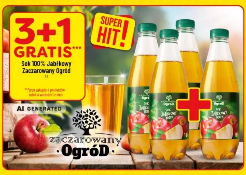 Sok jabłkowy Zaczarowany Ogród 100%