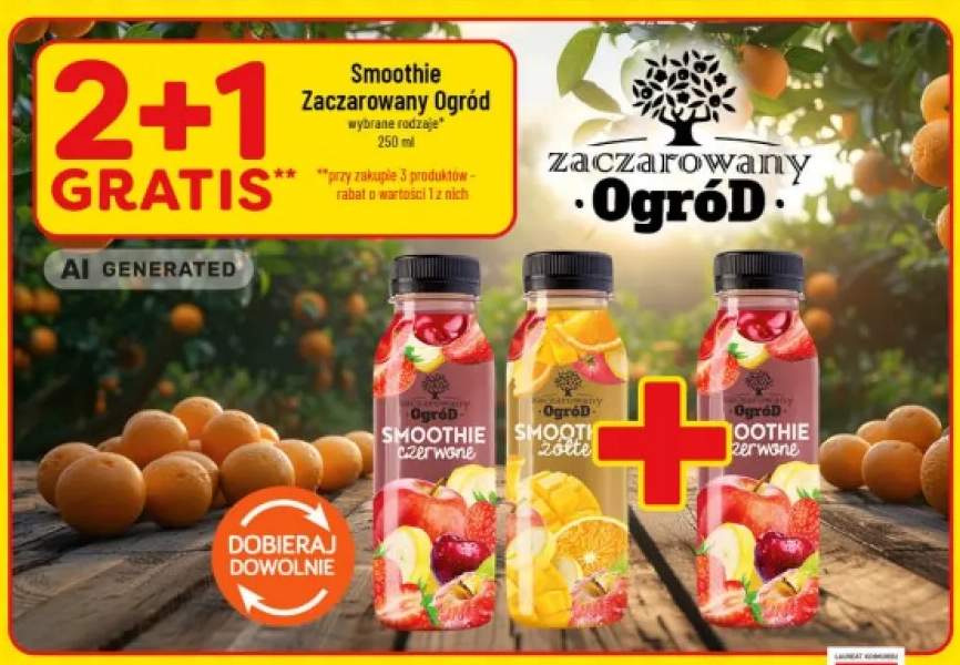 Smoothie czerwone Zaczarowany Ogród +1 wariant
