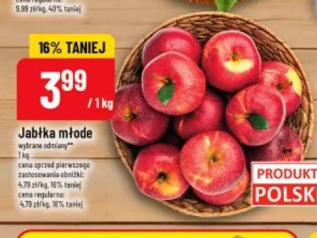 Jabłka młode