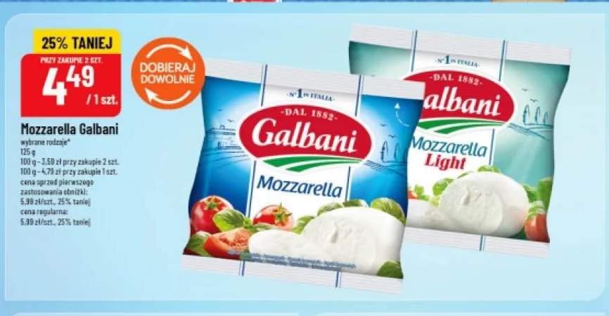 Mozzarella Galbani +1 wariant