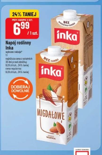 Napój roślinny owsiany Inka +1 wariant