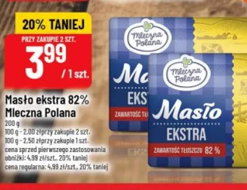 Masło ekstra Mleczna Polana 82%
