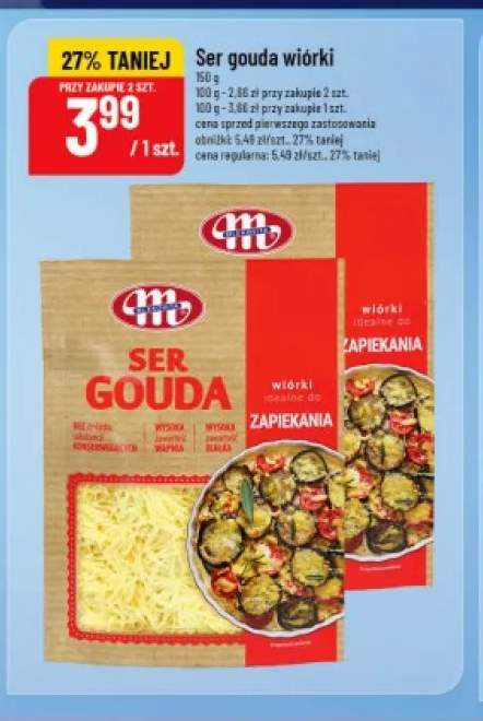 Ser gouda wiórki Mlekovita
