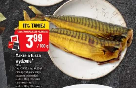 Makrela tusza wędzona