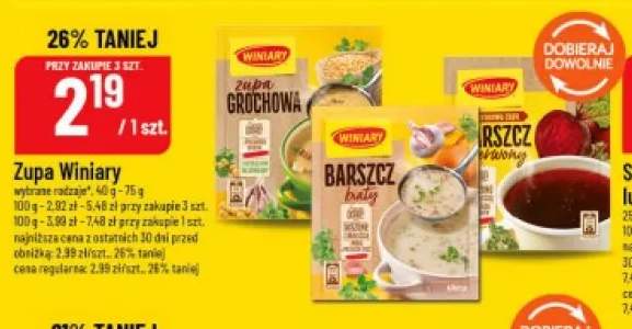 Zupa grochowa Winiary +2 warianty