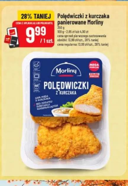 Polędwiczki z kurczaka panierowane Morliny