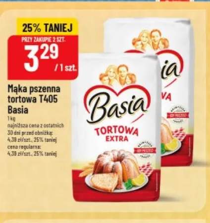 Mąka pszenna tortowa T405 Basia
