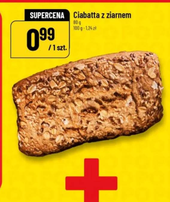 Ciabatta z ziarnem