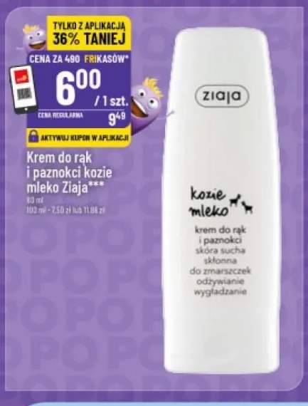 Krem do rąk i paznokci kozie mleko Ziaja