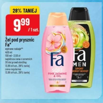 Żel pod prysznic Fa