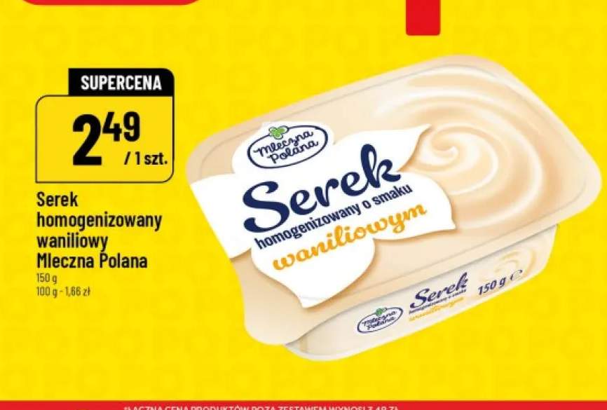 Serek homogenizowany waniliowy Mleczna Polana