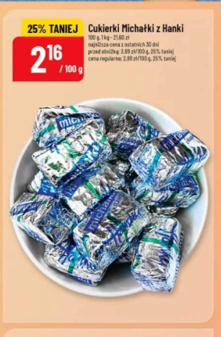 Cukierki Michałki z Hanki