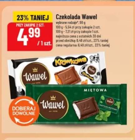 Czekolada krówkowa Wawel +1 wariant