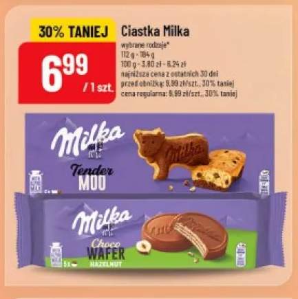 Ciastka Milka Tender Moo +1 wariant