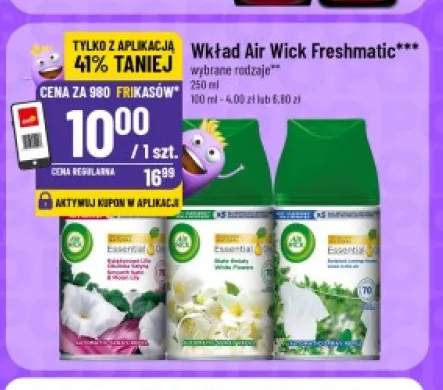 Wkład Air Wick Freshmatic Świeżość Letniego Poranka +2 warianty