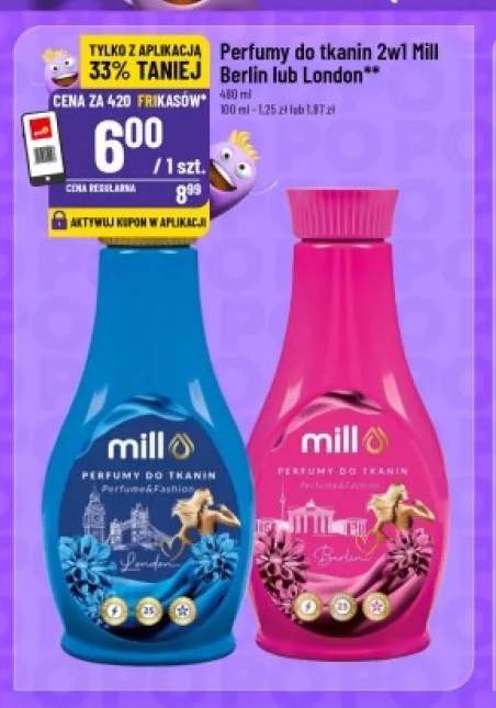 Perfumy do tkanin 2w1 Mill London +1 wariant