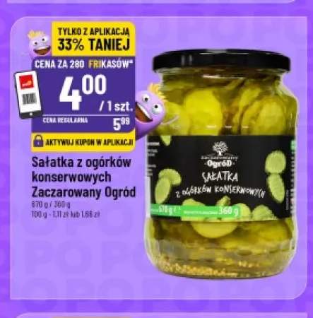 Sałatka z ogórków konserwowych Zaczarowany Ogród