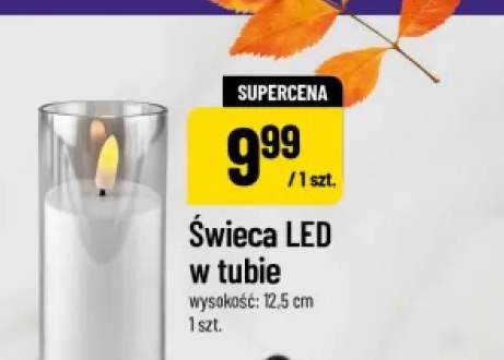 Świeca LED w tubie wysokość 12,5 cm