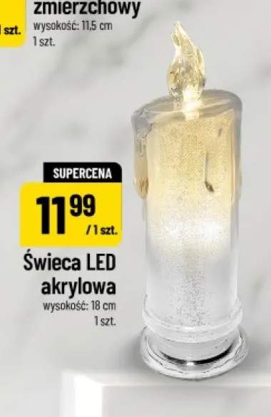 Świeca LED akrylowa