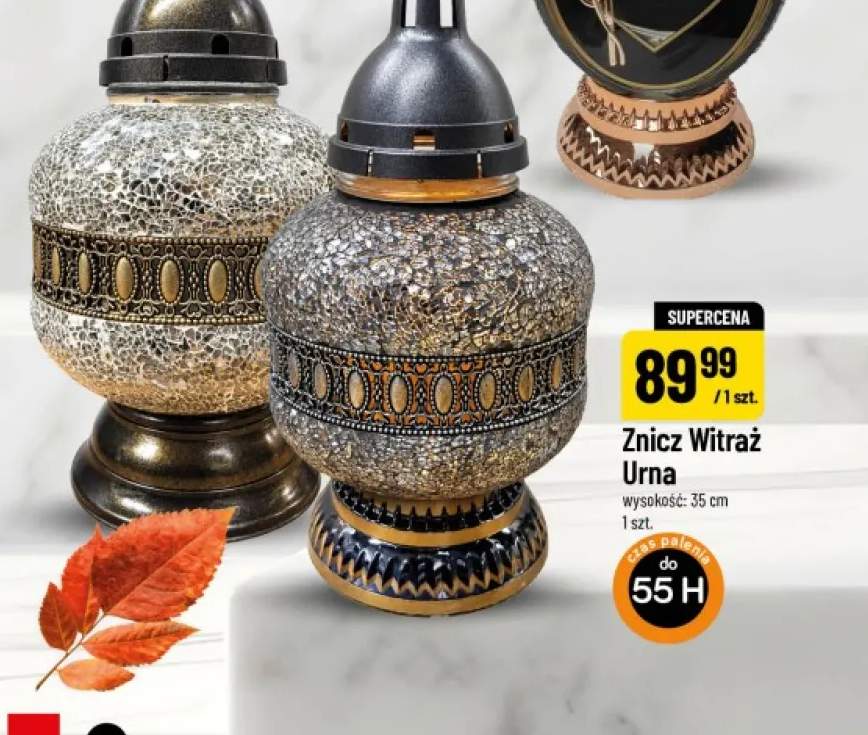 Znicz Witraż Urna