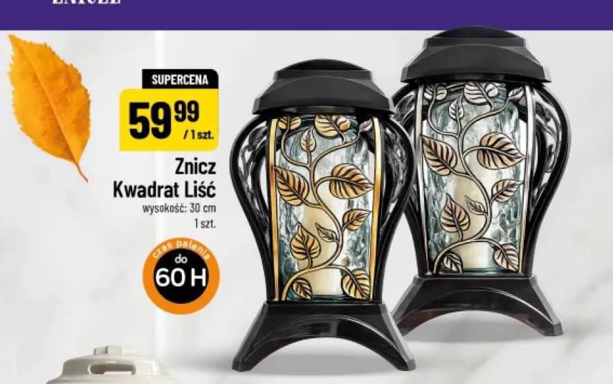 Znicz Kwadrat Liść